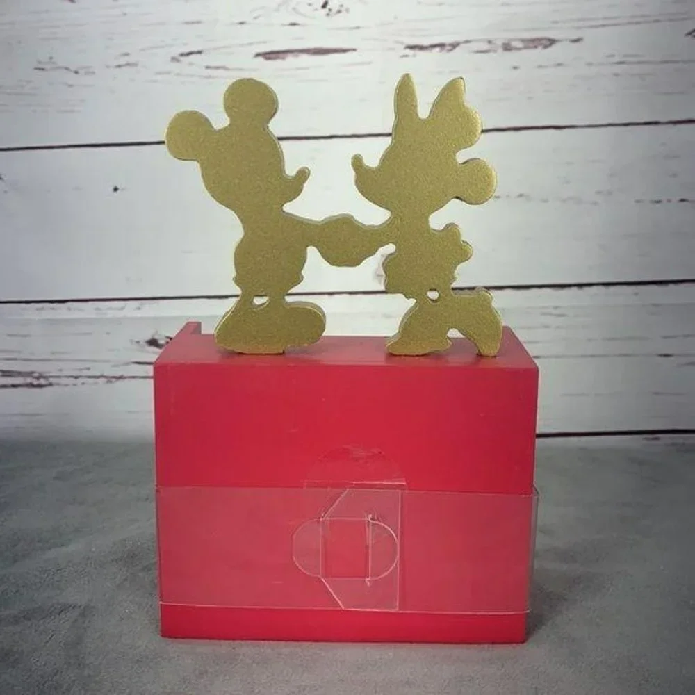 Disney Mickey and‎ Minnie Wood Block Calender